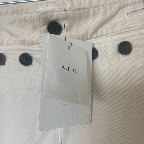 A.L.C. Pierce Crop Wide Leg Crop Twill Sailor Pant size 6 - Picture 6 of 10